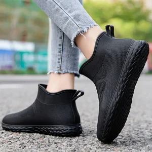 여성장화 숏 레인부츠 방수 패션 발목 장화 부츠 슈즈