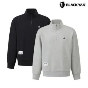 [롯데백화점]블랙야크 남여공용 클라이밍 아노락 맨투맨 반집업 아웃도어 티셔츠 1BYSSFU904 GD