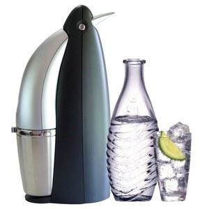 소다스트림 펭귄 지구 친화적인 유리 카라페 소다 메이커