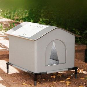 E타입 플라스틱 길냥이 야외 원목 고양이집 고양이 애견 길고양이 애완견 강아지 하우스