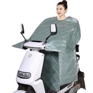 바람막이 무릎 스쿠터 오토바이 덮개 방한 보온 블랙 담요
