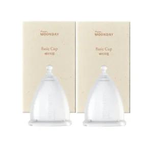 해피문데이 베이직컵 입문자 생리컵 실리콘 숏+숏1set