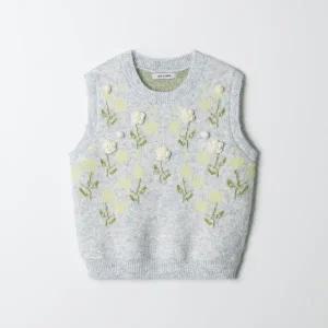 [러브앤쇼](신세계 사우스시티)플라워패치 니트베스트 GCFJGKV01