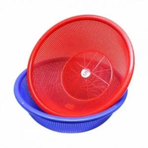 소쿠리 EQLU8312 5호 지름415mm 바구니 광주리 2개-색상랜덤
