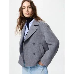 유니클로 더블 페이스 숏 코트 릴렉스핏 3컬러 478581