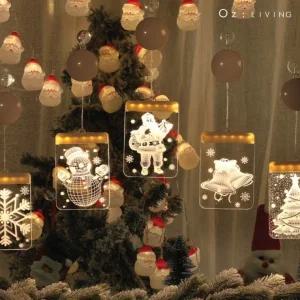 걸이형 크리스마스 3D 인테리어 LED 무드등 감성 조명