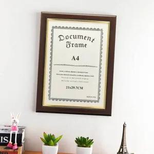 상장 액자 a4 임명장액자 상장액자벽걸이형 액자틀 액자틀 졸업장액자 우드액자 훈장액자