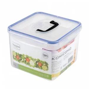 밀폐 사각 용기 내열 유리 반찬통 3L