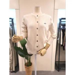 [대구백화점] [미스칸트]리본 자수 니트 가디건 아이보리 (KKCDP904IV)