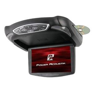 파워 어코스틱 PMD-103X 10.1인치 와이드 천장 마운트 모니터, 내장 DVD, USB/SD 및 MHL, 블랙