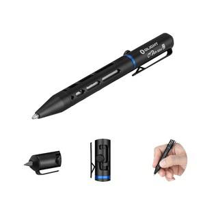 OLIGHT O'Pen Mini 2 볼펜과 펜슬이 하나로 통합되어 교체 가능한 EDC 리필과 펜슬 팁, 부드러운 필기감, 사무실, 작업, 필기(블랙)용