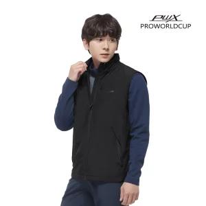 [PWX]Q321-6152-1ZB 남성 기모 안감 아웃도어 등산 조끼 베스트