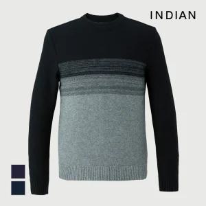 [INDIAN] 라쿤혼방 라운드니트_MIUBRYW9271