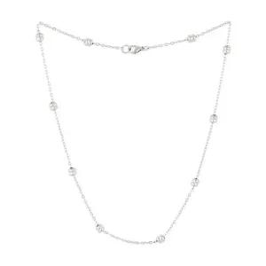 [Jbans]라인볼 포인트 체인목걸이 (C2501-AN871_SV)