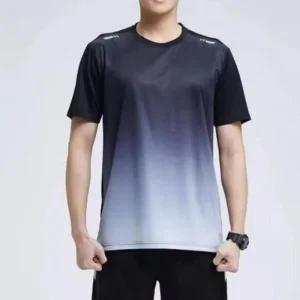 [라일리] Rly 그라데이션 러닝 여름 트레이닝 반팔 티셔츠 팬츠