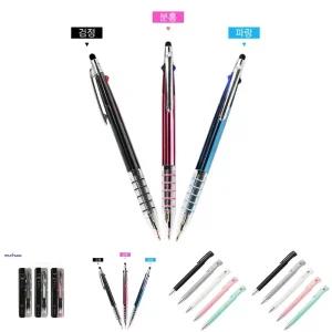 (국산)코리아5링니들3색터치펜 니들볼펜(3개 1세트)/필기구/사무실/학생/휴대용/멀티펜/3색/잘써지는/문구