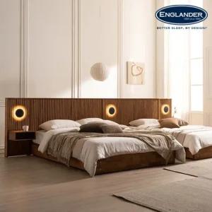 잉글랜더 메종 트윈 침대+협탁1EA(Sweet 포켓 매트-SS+SS)