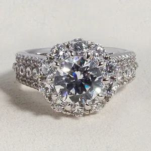 [샤밍주얼리]1캐럿 다이아 반지 천연 우신 결혼 기념일 선물 아내 엄마 환갑 명품 아리아