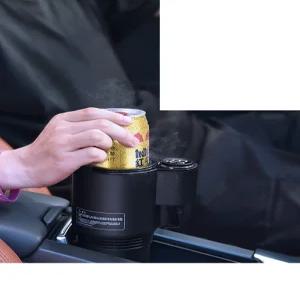 냉온컵홀더 차량용 스마트 열 보존 뒷자리 거치대 컵홀더 - 12v