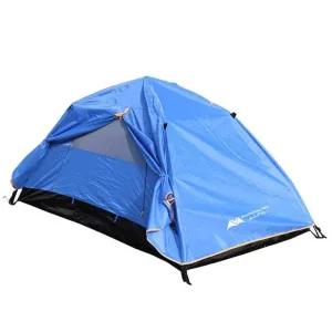 백패킹 텐트 원터치 휴대용 1인 미니 초경량 그늘막 그린 텐트(더블 레이어+방수+이중도어)