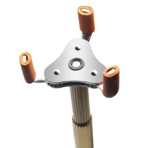 화재감지기탈부착기 연기 아파트 소화 장치 교체 봉 3.3m 티타늄 합금 로드+유니버설 클로 세트