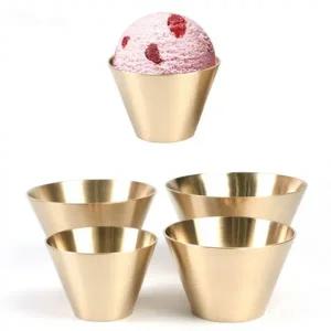 방짜 유기 한정식 팥빙수 아이스크림 디저트 후식 그릇 빙수볼 샐러드볼 11.8cm 14cm 16.2cm 18cm