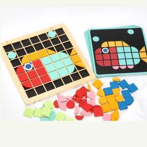 복지센터 인지활동 교구 모자이크아트 컬러 그림보드 미술시간 원데이수업 아동교육 초등