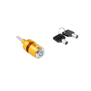 파워 제임스 골드 클러치 핸들바 레버 브래킷의 헬멧 테이프 잠금 장치, 할리 데이비슨 96-후반 소프트테일 다이나 스포츠터 투어링(골드)에 적합