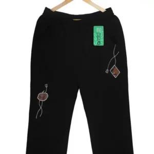 여름 7부 여름 팬츠 밴딩 바지 여자 인견 중년 플라워