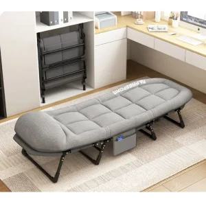 폴딩 접이식 간이침대 네발형 각도조절 공간활용 이동식 접는 침대 간병 사무실 창고