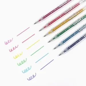 데코펜 반짝이데코펜 글리터데코펜 6색세트 다이어리꾸미기데코펜 반짝이 사인펜 싸인펜 세트 신학기 매직