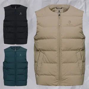 [블랙야크](강남점)25년신상 남성 등산/일상 경량패딩조끼 헝가리구스 롯지 퀼팅 다운 베스트 1BYVSWU007