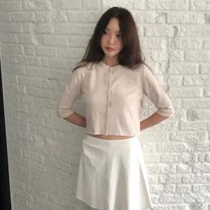 [메이비베이비] [Dearest] Ballerine Cardigan (페일핑크)