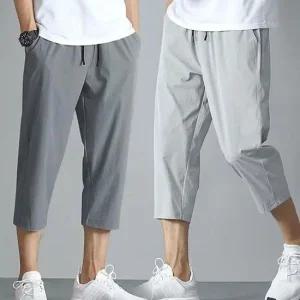 밴딩바지 아이스 7부 밴딩팬츠 3color 여름 냉감 7부바지