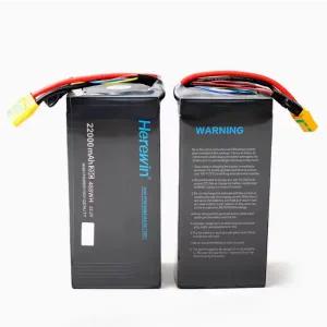 RC소품 Herewin 22000mAh 22.2V 20C 6S 배터리 농업용 드론 UAV 항공기 특수 팩