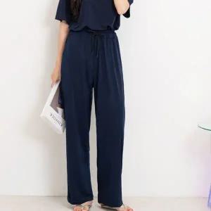 [하프클럽/]일자 아이스팬츠 아이스 여자 밴딩팬츠 쿨링 고