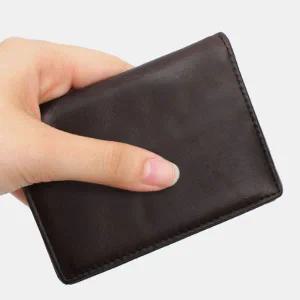 [콩심팥심]남자 가죽 패션 미니 카드 지갑 신분증 명함 보관 머니클립