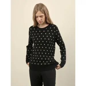 갤러리아 올리비아로렌 도트 자가드 풀오버 니트 VVCBL4W9166