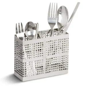 수저정리함 걸이형 스텐 물빠짐수저통