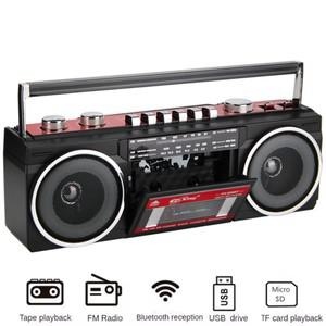 Am Fm Sw 휴대용 라디오 자동 중지 테이프 플레이어 무선 블루투스 Caixa De Som 데스크탑 레트로 카세트