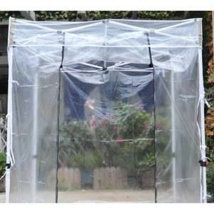 투명텐트 천막 캐노피 방풍 지퍼 2X2 투명 텐트 4면 임시 야외 부스