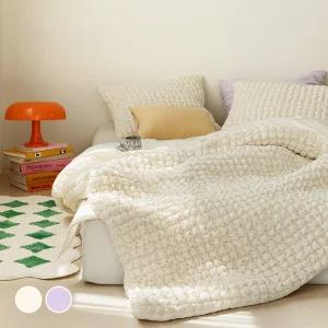 포근한 퀼티드 구름 차렵 이불 SS/Q