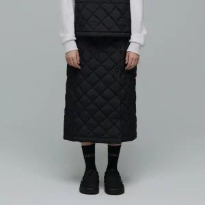 [내셔널지오그래픽]내셔널지오그래픽 N244WSK110 여성 엘크 패딩 롱기장 스커트 CARBON BLACK