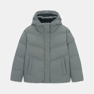 [롯데백화점]네파 여성 프리미아 숏패딩 스트레치 방수 구스 다운 7K82067