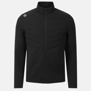 데상트 러닝 하이브리드 집업 재킷 B1 SQ323RFT91 BLK0 IVY0