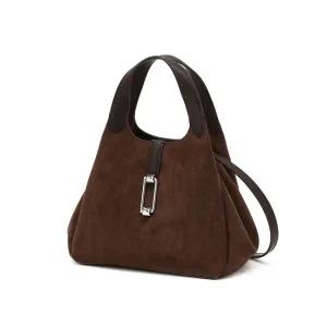 갤러리아 DCBA6E969W3 닥스 [D-LOCK] 다크브라운 D락장식 스웨이드 토트백 S