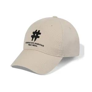 매장정품 빈트릴 BEENTRILL 드리피 해시태그 볼캡(라이트 베이지) BA252CPC01LE 164782