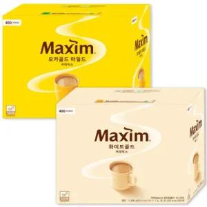 맥심 모카골드 커피믹스 400T+화이트골드 400T