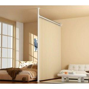 무타공 패브릭파티션 원룸 공간분리 가벽 행거형커튼 세로