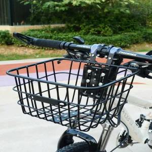 자전거앞바구니 탈부착 철제 자전거 보관 바스켓 걸이식 고정식